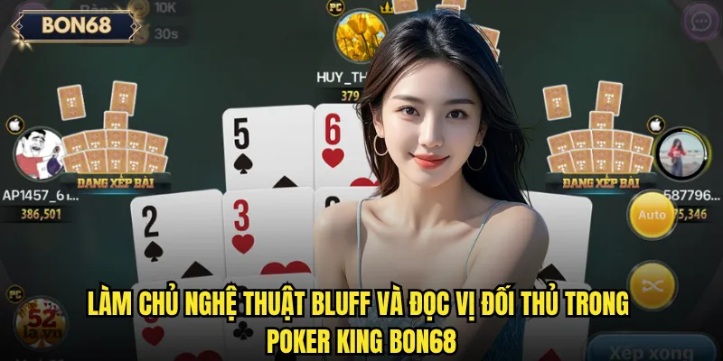 Poker king Bon68 có xứng đáng là sân chơi dành cho những cao thủ? 3 Làm chủ nghệ thuật bluff và đọc vị đối thủ trong Poker king Bon68
